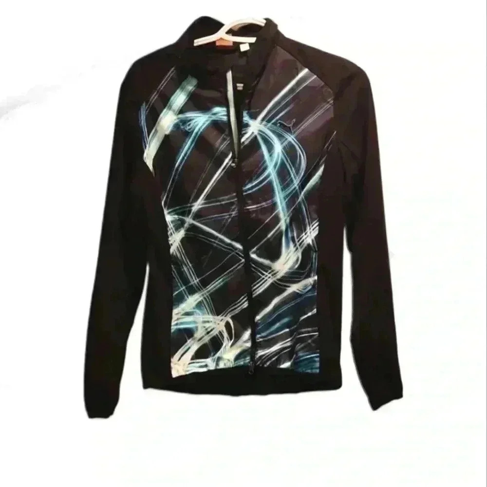 Puma Sport Lifestyle Storm Cell Full Zip Track Athletic Warm-Up Jacket Size Smal